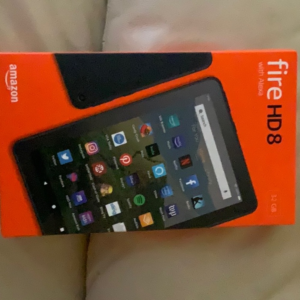 Amazon Fire HD 8 Tablet, with Alexa, Black …10th Generation 32Gb